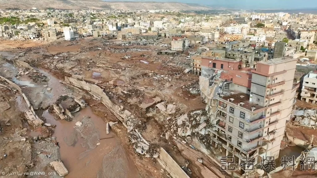 利比亞遭地中海風襲擊！沿海城市消失1/4-至少五5000人死亡