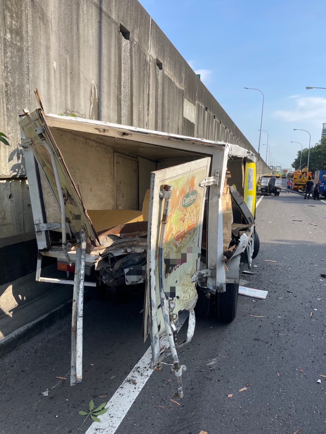 | 國道1連環車禍 健仁醫院, 國道1, 楠梓交流道, 興楠路, 貨車, 高雄市楠梓區 記者爆料網