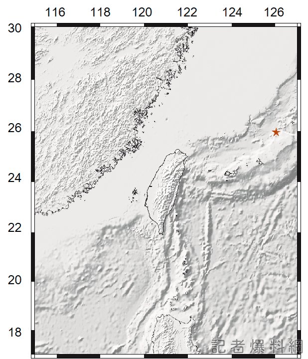 快訊/東北海域21時21分有感地震! 震央位於基隆東方海域 11 地震